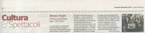 Festa a sorpresa - Bruno Segre